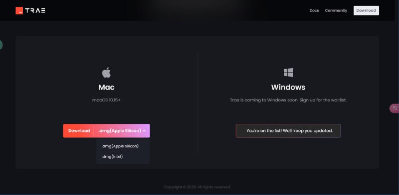 #Trae #字节跳动 #Bytedance #类Cursor分享一款类Cursor的产品TraeTrae是一款由字节跳动（国际）出品，对标Cursor的产品，Trae提供Claude-3.5-Sonnet、GPT-4o等AI模型服务，提供IDE，AI对话、实时代码建议、代码片段生成、协助完成独立项目开发等功能或服务；限时不限量免费使用